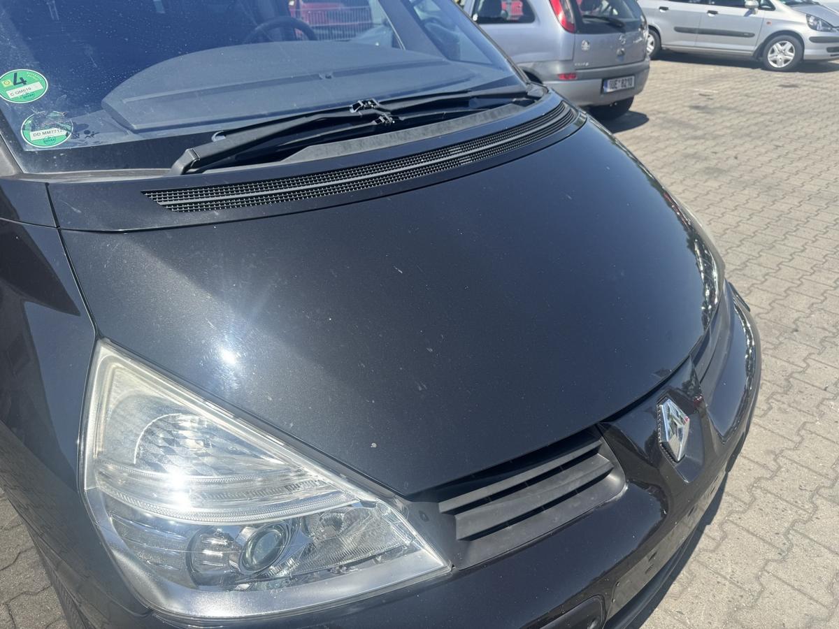 Renault Espace 4 original Motorhaube NV676 Schwarz Phase 3 Bj.2011